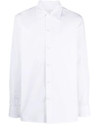 Jil Sander - Pointed-Collar Organic-Cotton Shirt - Lyst