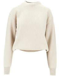 Jacquemus - Ribbed-Knit Crew-Neck Wool Sweater - Lyst