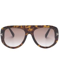 Tom Ford - Cecil Tortoiseshell D-frame Sunglasses - Lyst