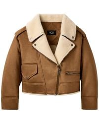 UGG - Finnian Luxefluff Moto Jacket - Lyst