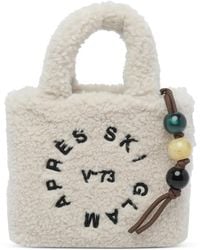 V73 - Ski Glam Embroidered-Logo Tote Bag - Lyst
