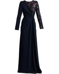 Tadashi Shoji - Floral-Lace Maxi Dress - Lyst