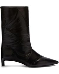 Jil Sander - Leather Ankle Boots - Lyst