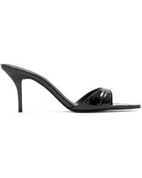 SCHUTZ SHOES - Elodie Croc-Effect Heeled Sandals - Lyst