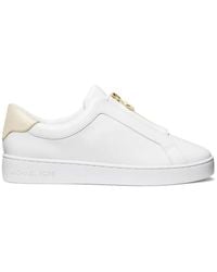 MICHAEL Michael Kors - Keaton Leather Sneakers - Lyst