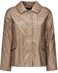 Max Mara - Gesteppte Jacke mit Knopfleiste - Lyst