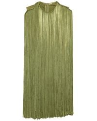Cult Gaia - Robe Courte Monica À Franges - Lyst