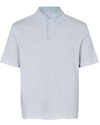 Samsøe & Samsøe - Sajase Poloshirt Aus Mesh-Strick - Lyst