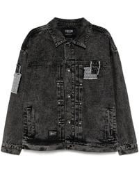 FIVE CM - Denim Jack Met Patchwork - Lyst