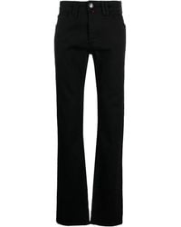 Billionaire - Logo-Embroidered Straight-Leg Jeans - Lyst