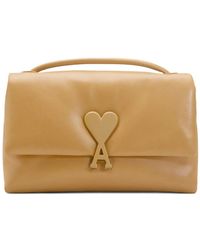 Ami Paris - Voulez-Vous Leather Shoulder Bag - Lyst