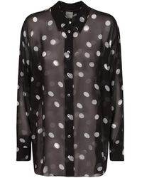 Paul Smith - Polka-Dot Sheer Shirt - Lyst