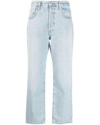 Citizens of Humanity - Cropped Straight-leg Jeans - Lyst