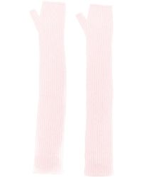 Barrie - Long Knit Fingerless Gloves - Lyst