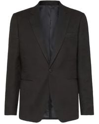 Ferragamo - Buttoned Wool Jacket - Lyst
