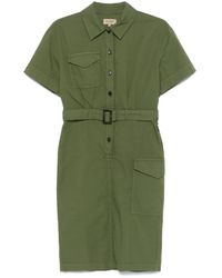 Woolrich - ベルテッド シャツドレス - Lyst