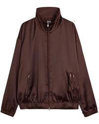 adidas - Y-3 Satin Jacket - Lyst