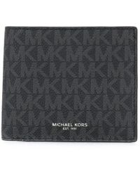 Michael Kors - Schmale Brieftasche Greyson mit Logo - Lyst