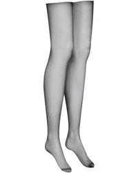 Scandale - 20D Jacquard-Cross Seamed Stockings - Lyst