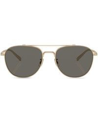 Oliver Peoples - Rivetti Pilot-frame Sunglasses - Lyst