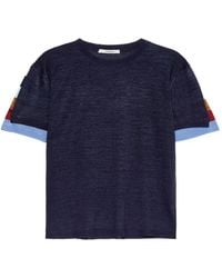 Maliparmi - Striped T-Shirt - Lyst