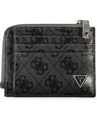 Guess - Kartenetui Mit Monogramm-Print - Lyst