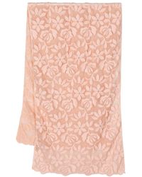 D.exterior - Floral-embroidered Scarf - Lyst