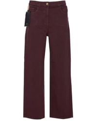 Elisabetta Franchi - Logo-plaque Card-holder Jeans - Lyst