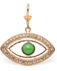 BLAKLACE - Embellished Eye Shape Earrings - Lyst