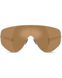 Moncler - Tanium Titanium Geometric Sunglasses - Lyst