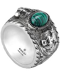 Gucci ' Garden' Silberring - Mettallic