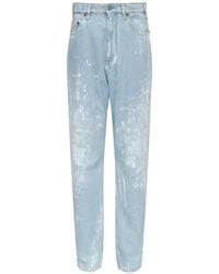 MM6 by Maison Margiela - Numeric Signature Straight Jeans - Lyst