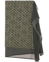Dries Van Noten - Midi-Rok Met Geometrisch Patroon - Lyst