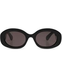 Chloé - Oval-Frame Recycled-Acetate Sunglasses - Lyst