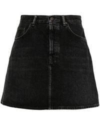 Acne Studios - Denim Mini Skirt - Lyst
