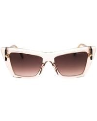 Carrera - C-Logo Cat-Eye Frame Sunglasses - Lyst