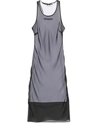 Patrizia Pepe - Logo-Embroidered Layered Midi Dress - Lyst