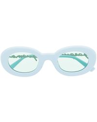 Jacquemus - Les Lunettes Pralu Round-frame Sunglasses - Lyst