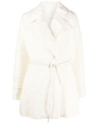 Genny - Mohair Belted Jacket - Lyst