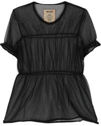 Uma Wang - Blusa con detalle de costuras - Lyst