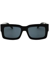BOSS - Logo-Plaque Rectangle-Frame Sunglasses - Lyst