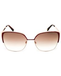 Anne Klein - Cat-Eye Frame Sunglasses - Lyst