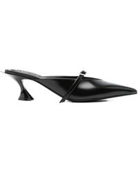 Mugler - Mules mit spitzer Kappe 70mm - Lyst