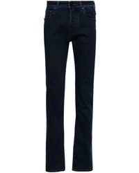Jacob Cohen - Halbhohe Bard Slim-Fit-Jeans - Lyst