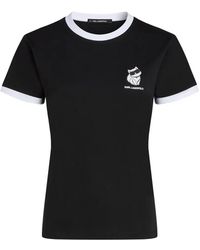 KARL LAGERFELD - Ikon Choupette T-Shirt - Lyst
