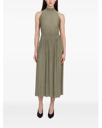 Samsøe & Samsøe - Uma Pleated Smocked-Waist Midi Dress - Lyst