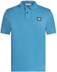 Stone Island - Poloshirt Met Compass-Logopatch - Lyst