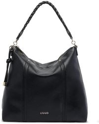 Liu Jo - Braided-Handle Shoulder Bag - Lyst
