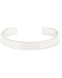 MM6 by Maison Margiela - Minimal Logo 8Mm Cuff Accessories - Lyst