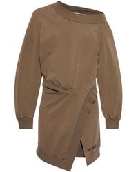 The Attico - Mini-Jurk Met Applicatie - Lyst